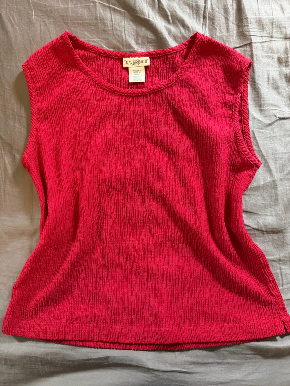 Vibrant textured versatile top- vintage 
Cottage core, grunge, eclectic grandpa
